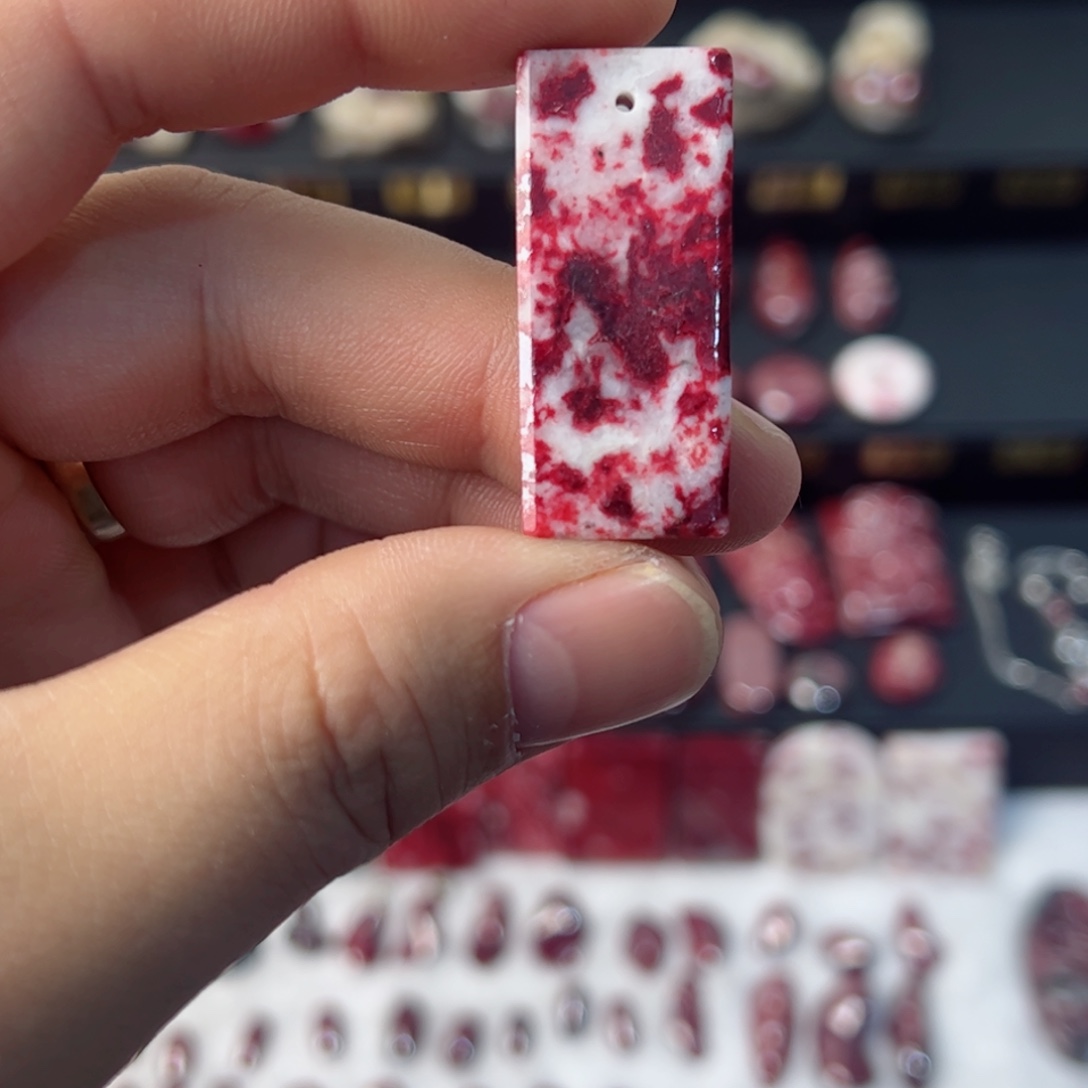 天然辰砂天然朱砂无事牌10