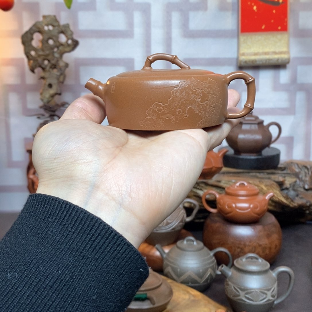 紫砂茶具降坡泥竹韵