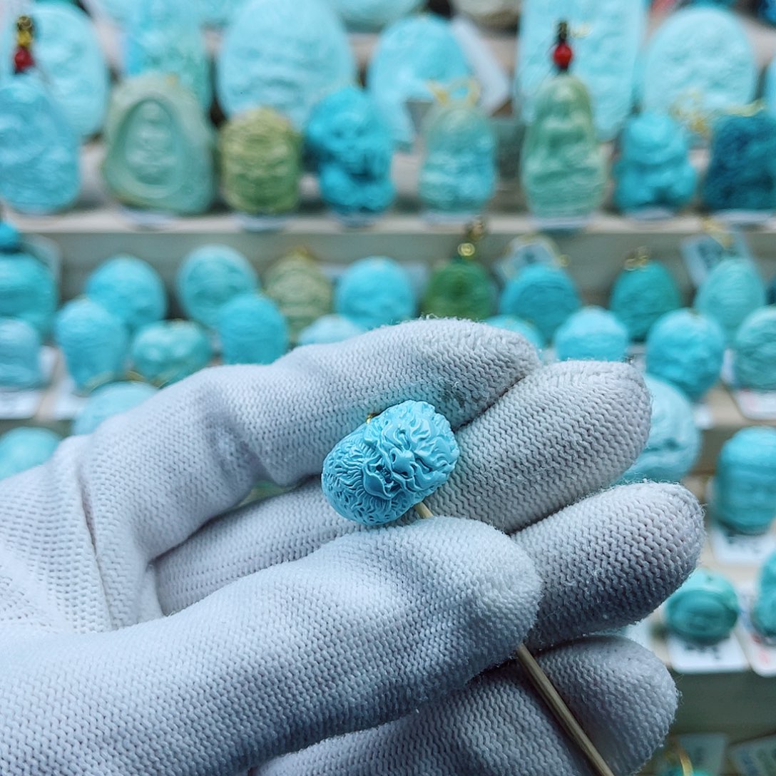 未镶嵌绿松石珠宝奇石