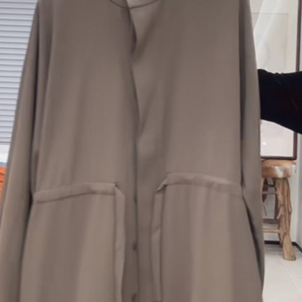 yevachao抽绳连衣裙