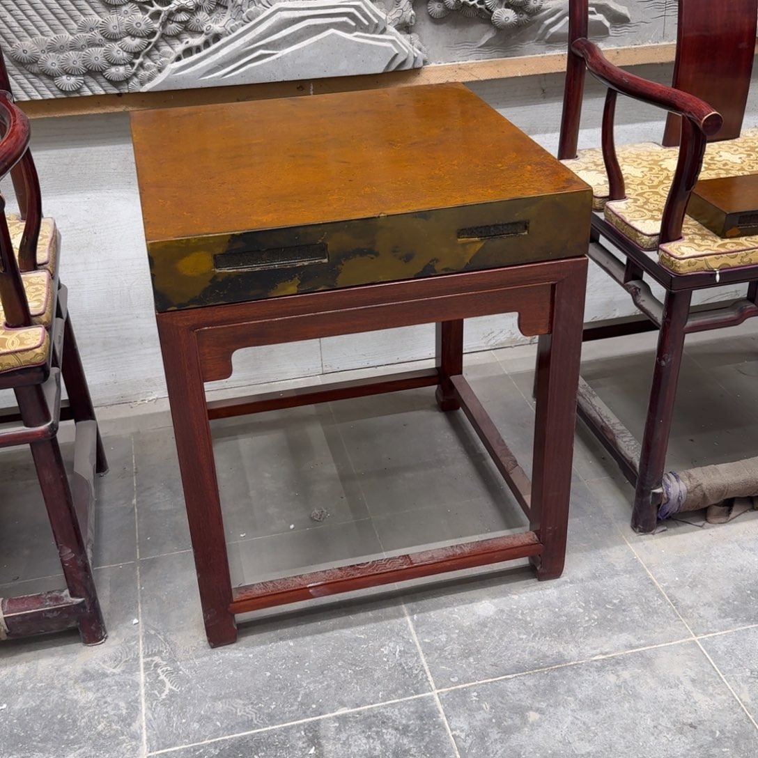 砖雕57x57 古铜色 一套 高66cm