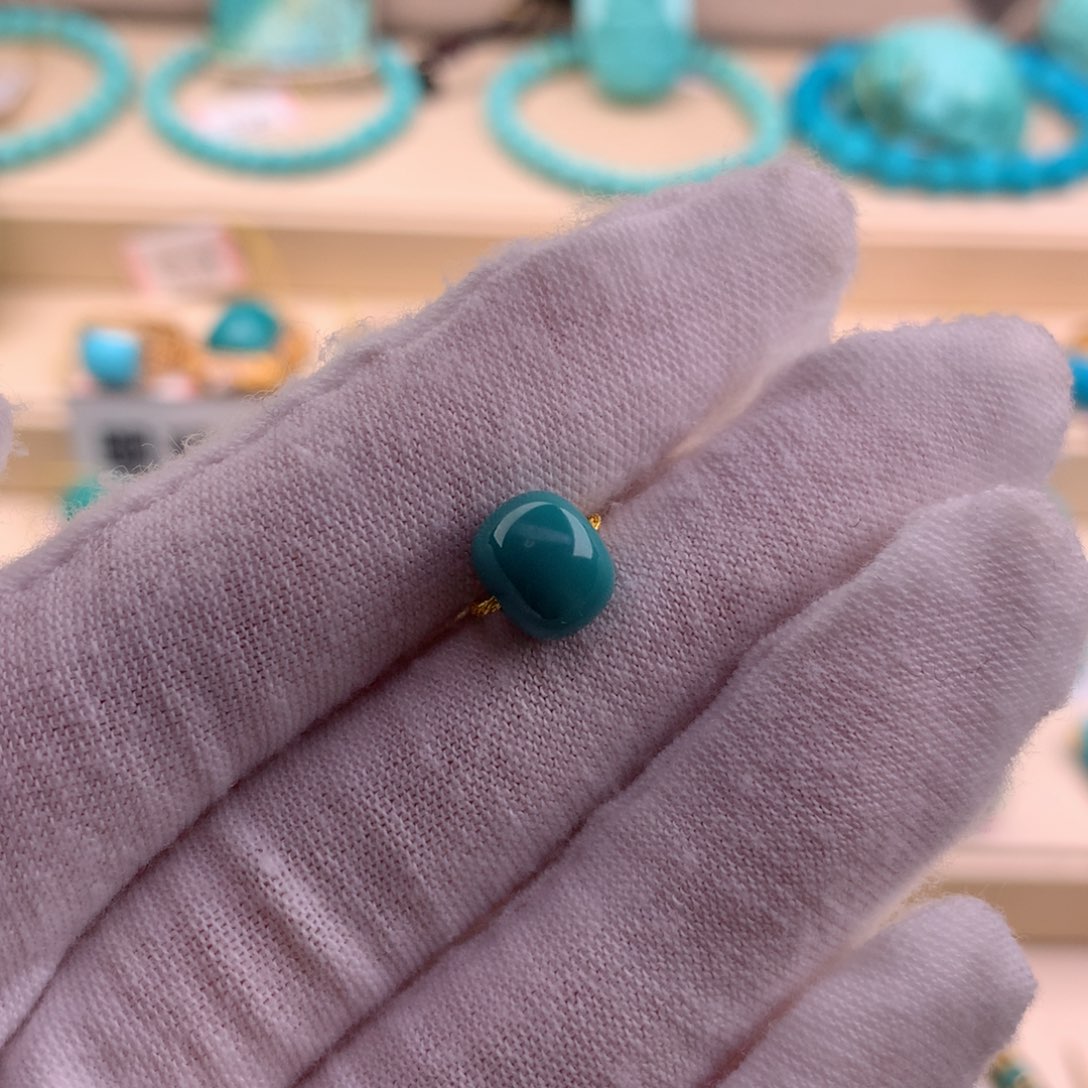 绿松石珠宝奇石未镶嵌8.5-7