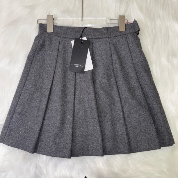 未使用 MaxMara 腰围36裤长44尺码34百褶半身裙L0552女装裙子