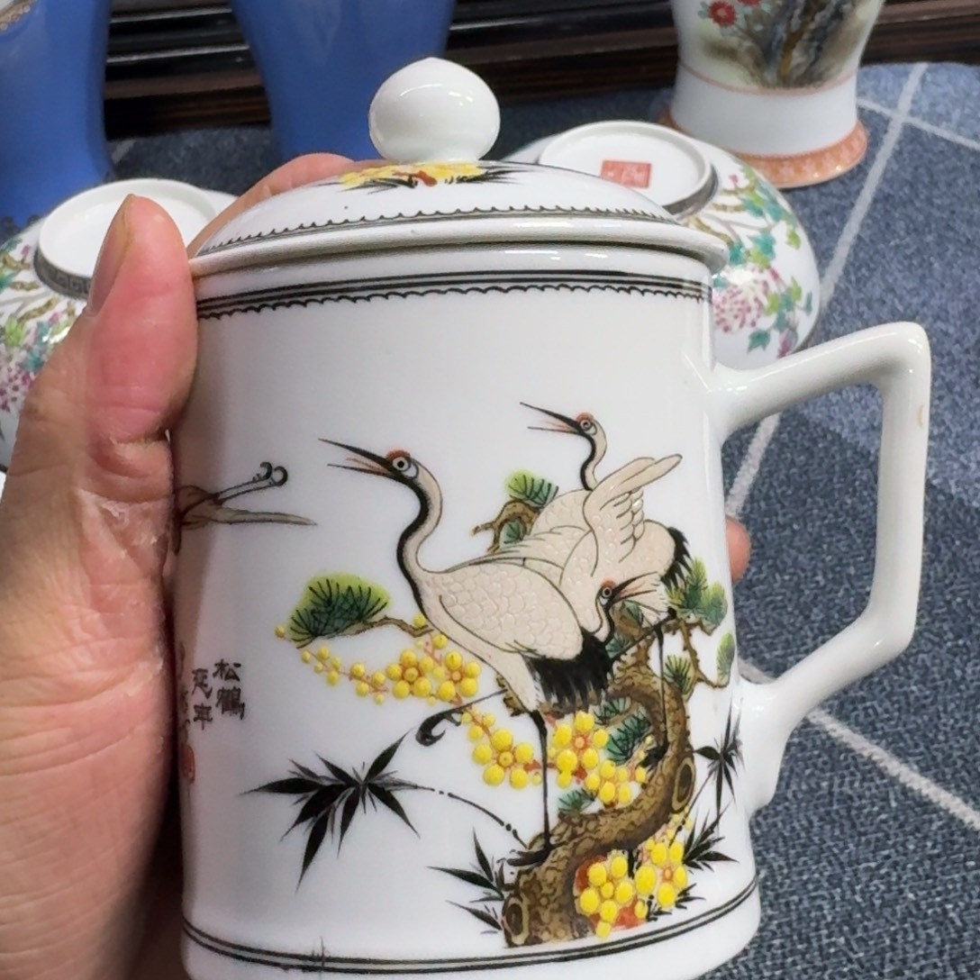 盆***痴景德镇陶瓷艺术品