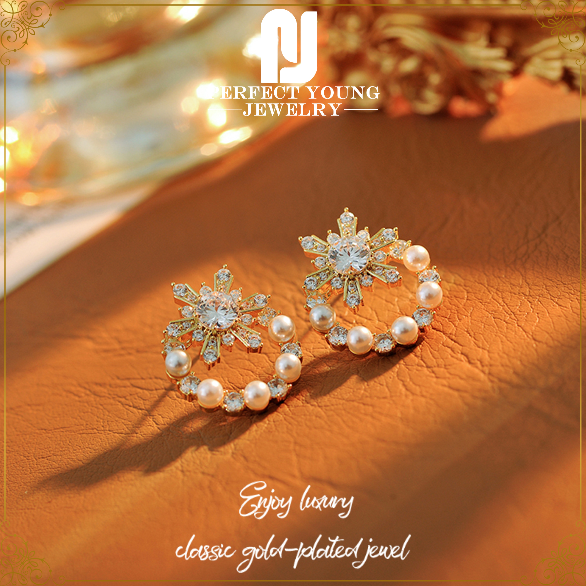 【极光魅影】英☆Perfect&Young时尚耳钉D-8913