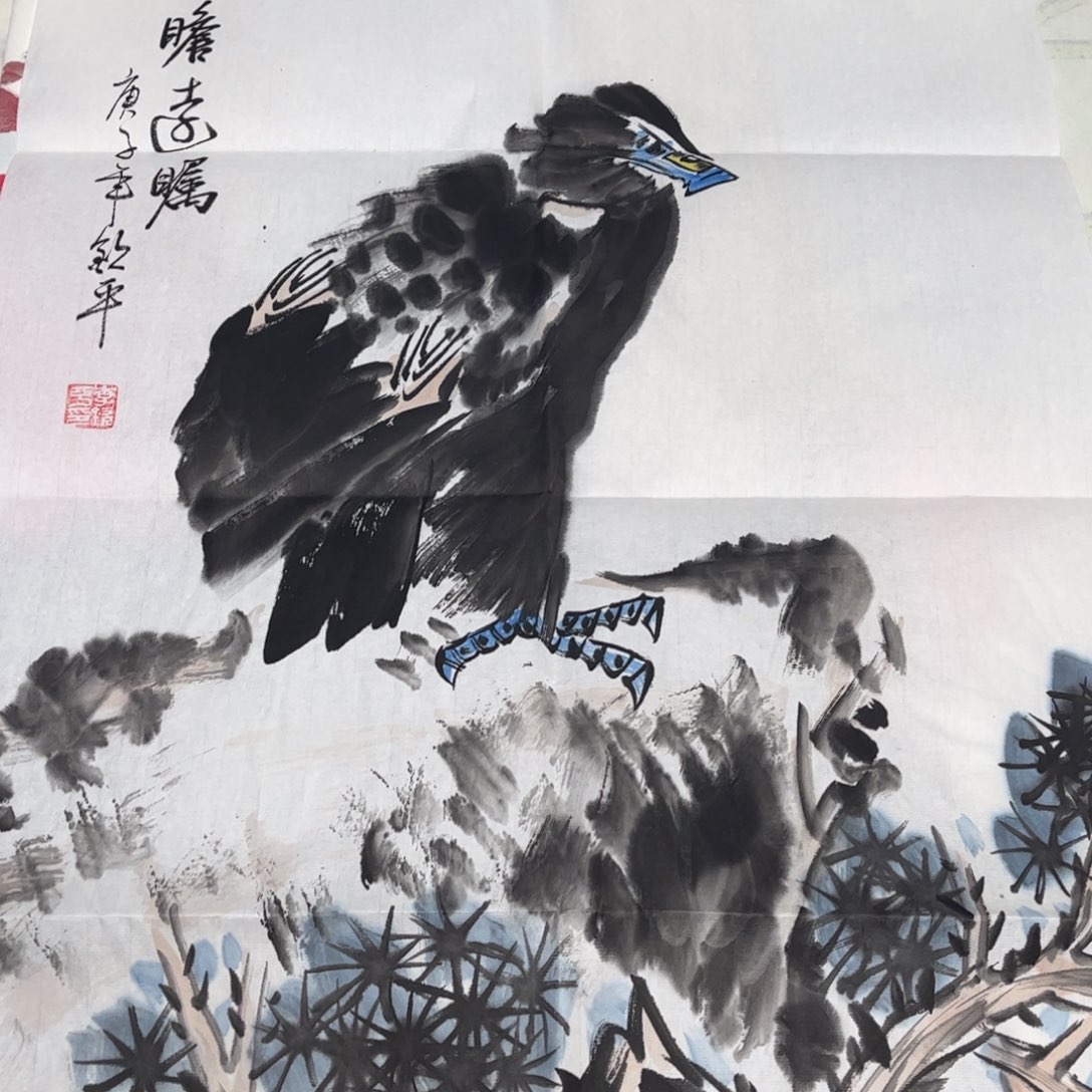 国画12.1纯手绘无边框作品