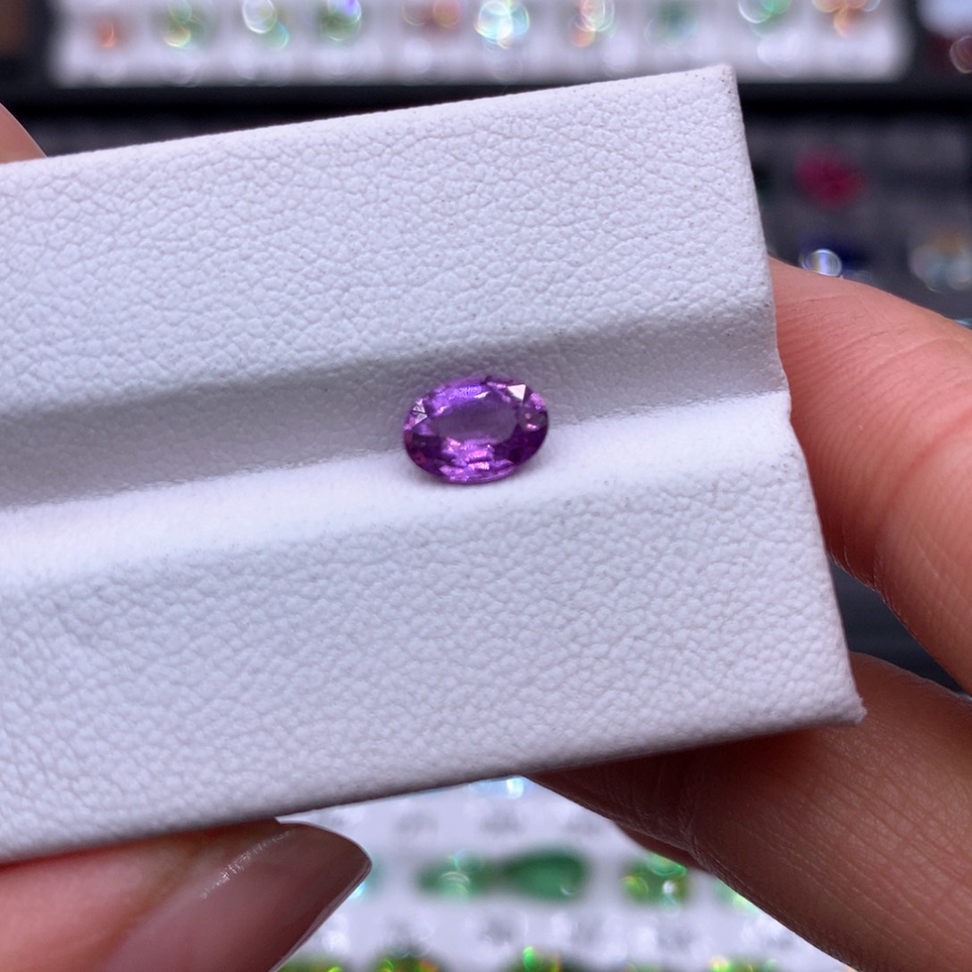 彩色蓝宝石裸石未镶嵌1克拉无烧