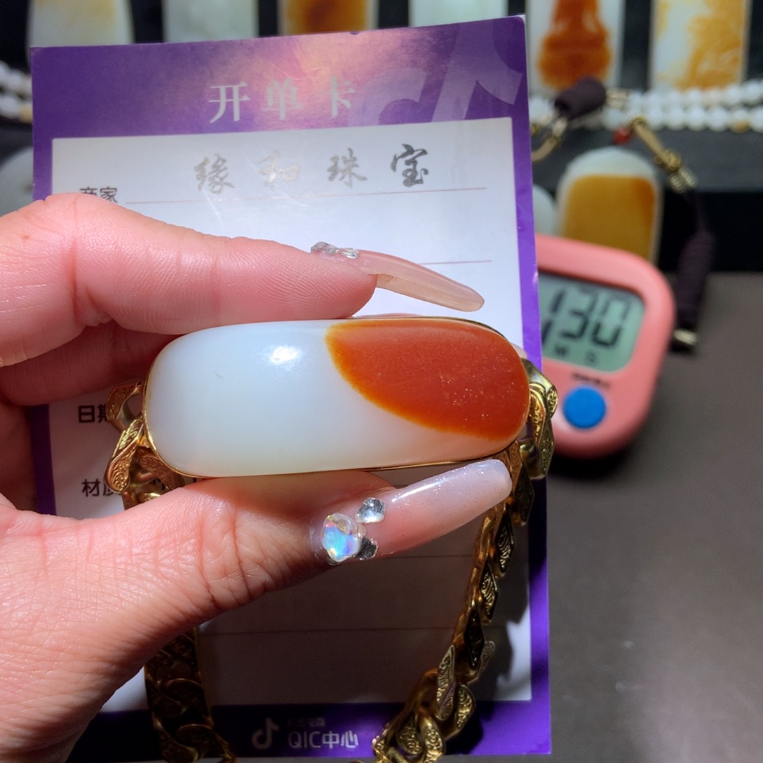和田玉挂件未镶嵌秋*