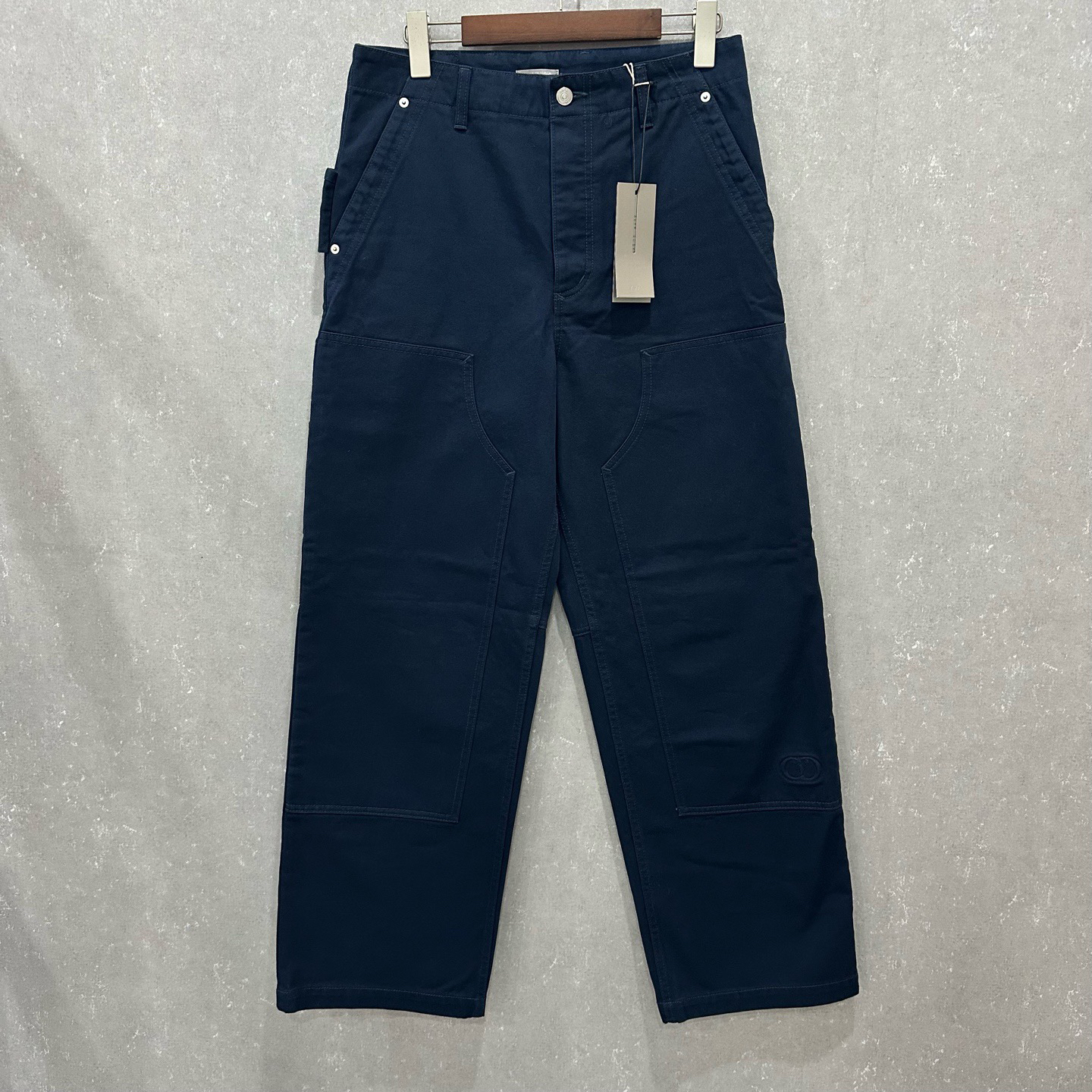 未使用 DIOR/迪奥 工装蓝伐木法工裤44码/007141