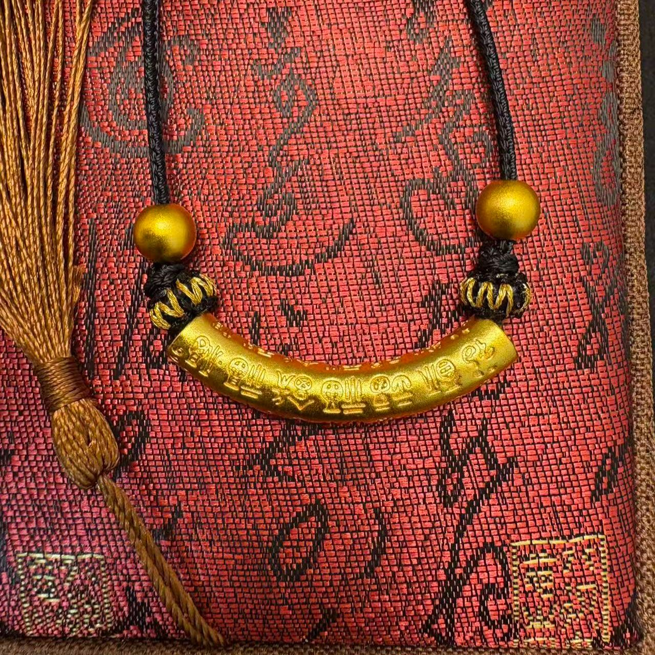 合金吊坠 合金吊坠 百福弯管吊坠古法传承民族风男女百搭经典款