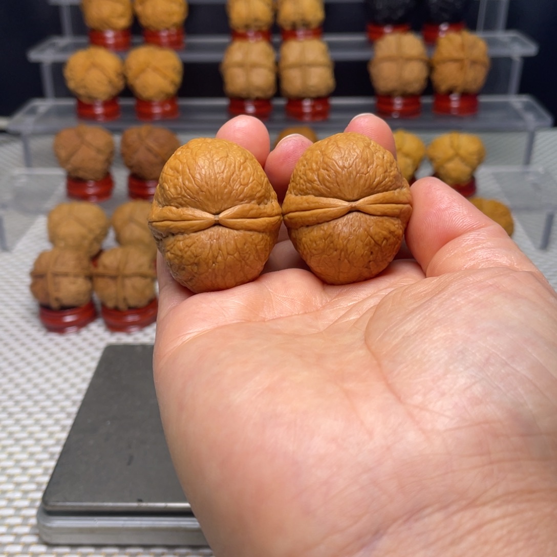 文玩核桃把件14仙鹤顶