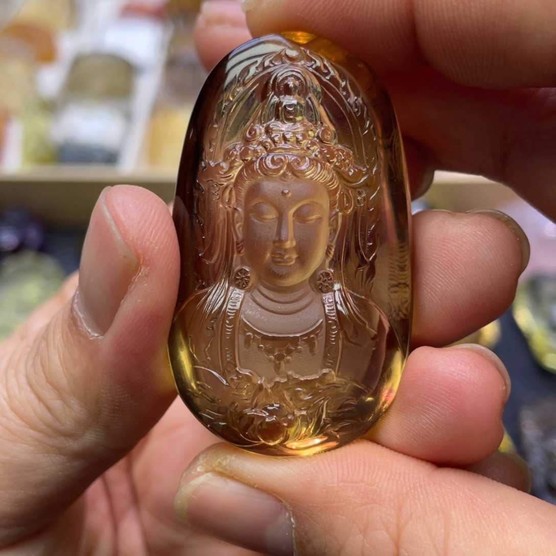 水晶颈饰未镶嵌定制