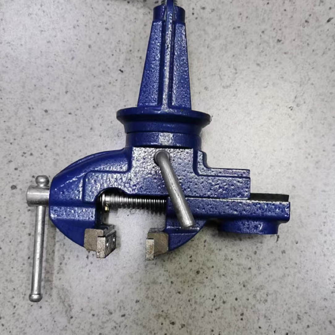 多功能重型可旋转台虎钳家用工作台快速平口固定小型桌钳