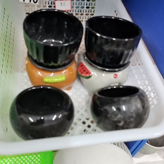 微瑕陶瓷盆12包邮