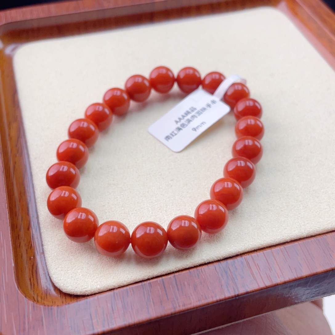 南红玛瑙未镶嵌手链南红手串22.9克