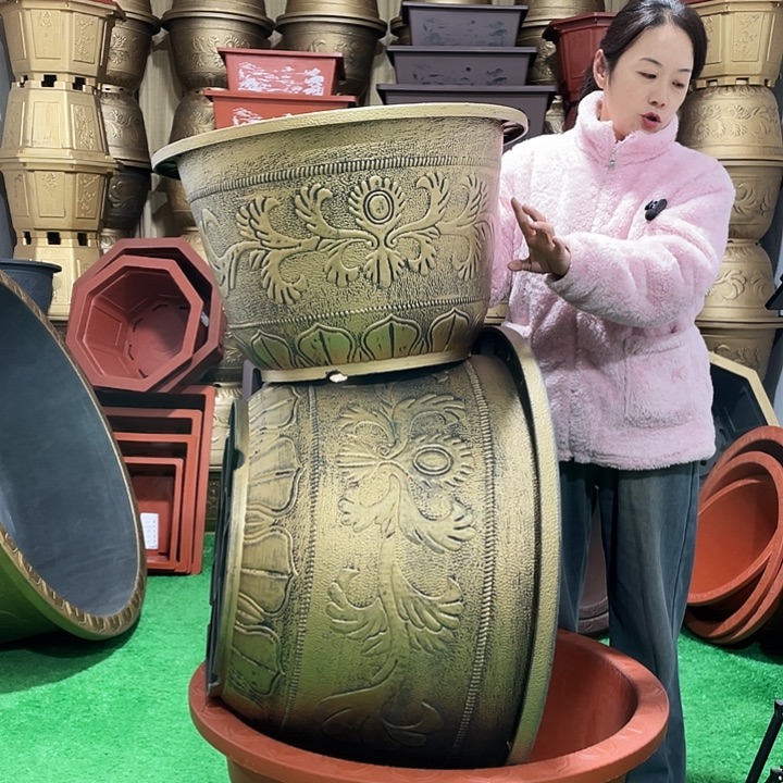 圆盆古铜六零一个