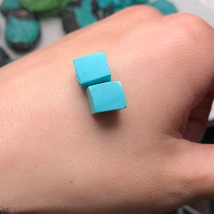 绿松石合金珠宝半成品