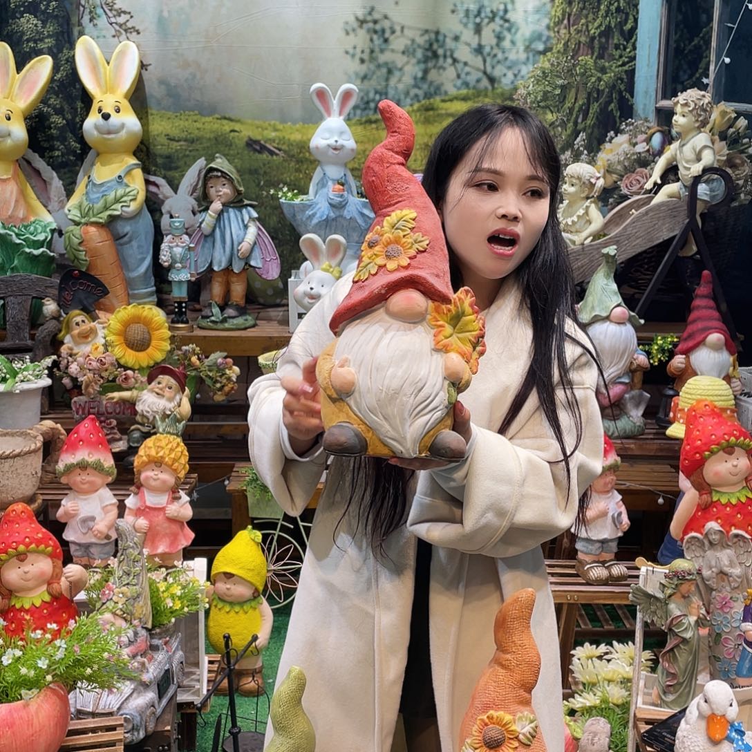 摆件花园摆件红红火火