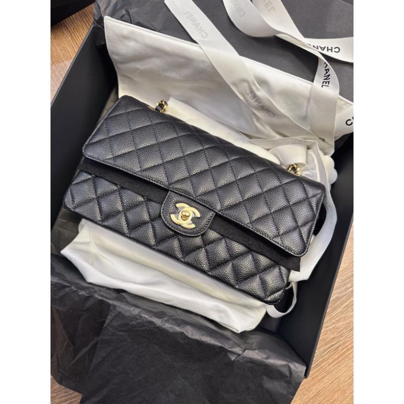 未使用 Chanel/香奈儿  澳海贝/香奈儿cf中号链条包