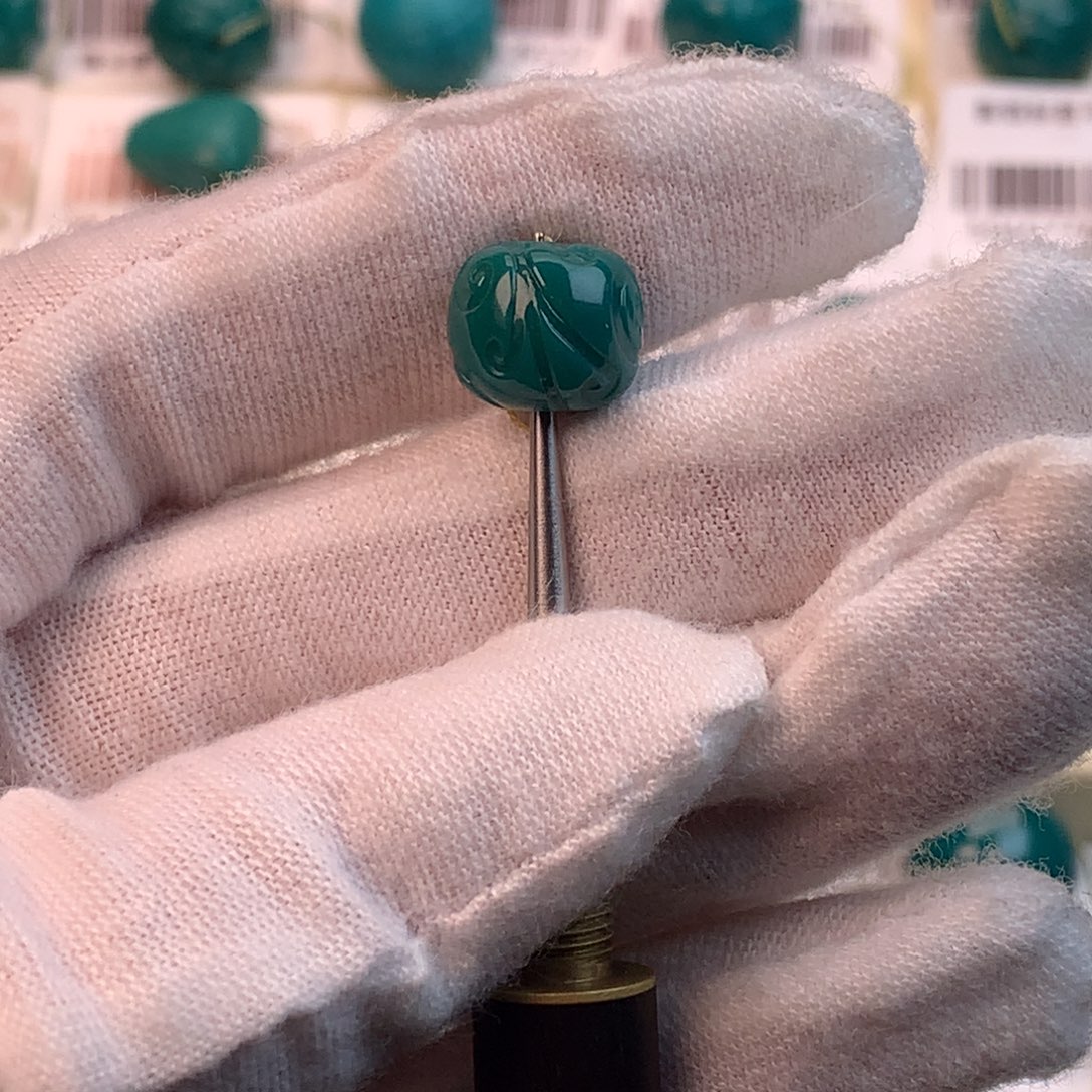 绿松石未镶嵌配饰蕊10.3*8.7