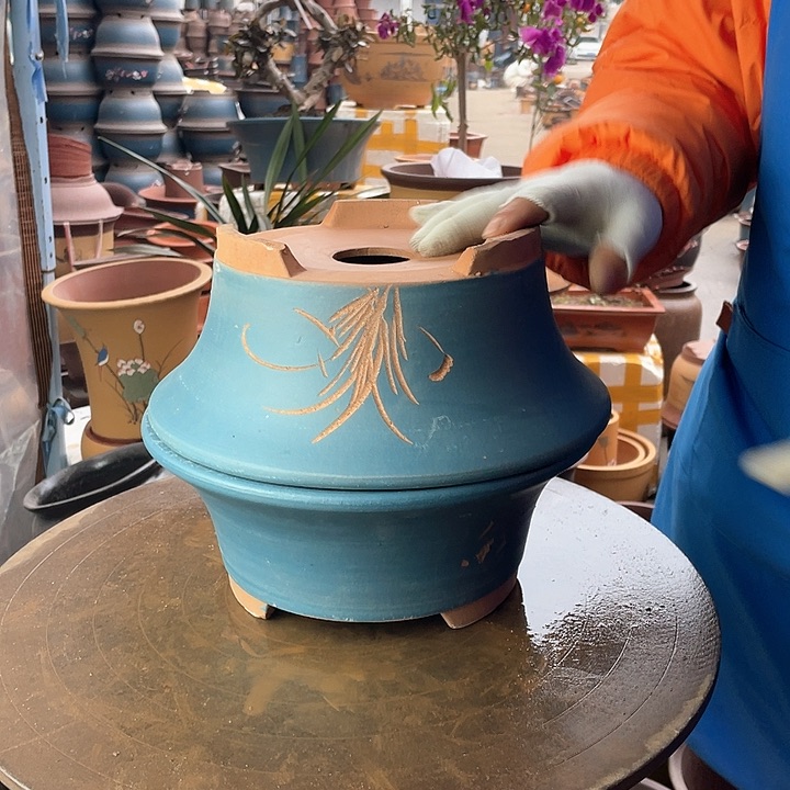 紫砂宜兴紫砂蓝票口27+27