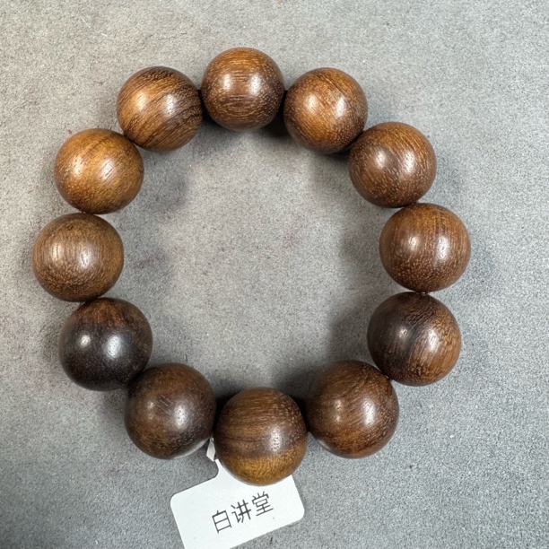 B454沉木圆珠手串