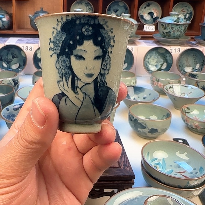 景德镇陶瓷陶瓷杯茶具