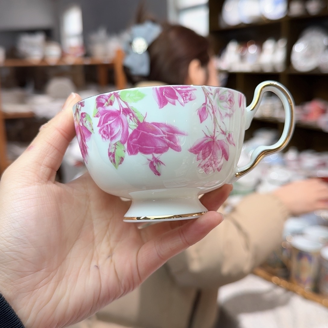 瓷安家咖啡杯220ml1个外贸尾单