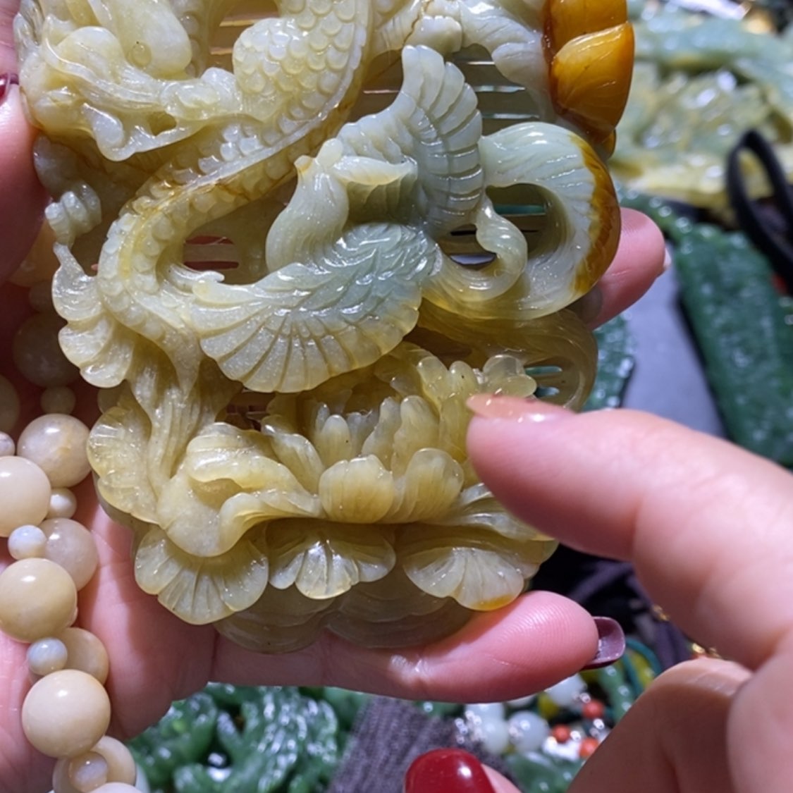 【闪购商品】岫玉毛衣链未镶嵌