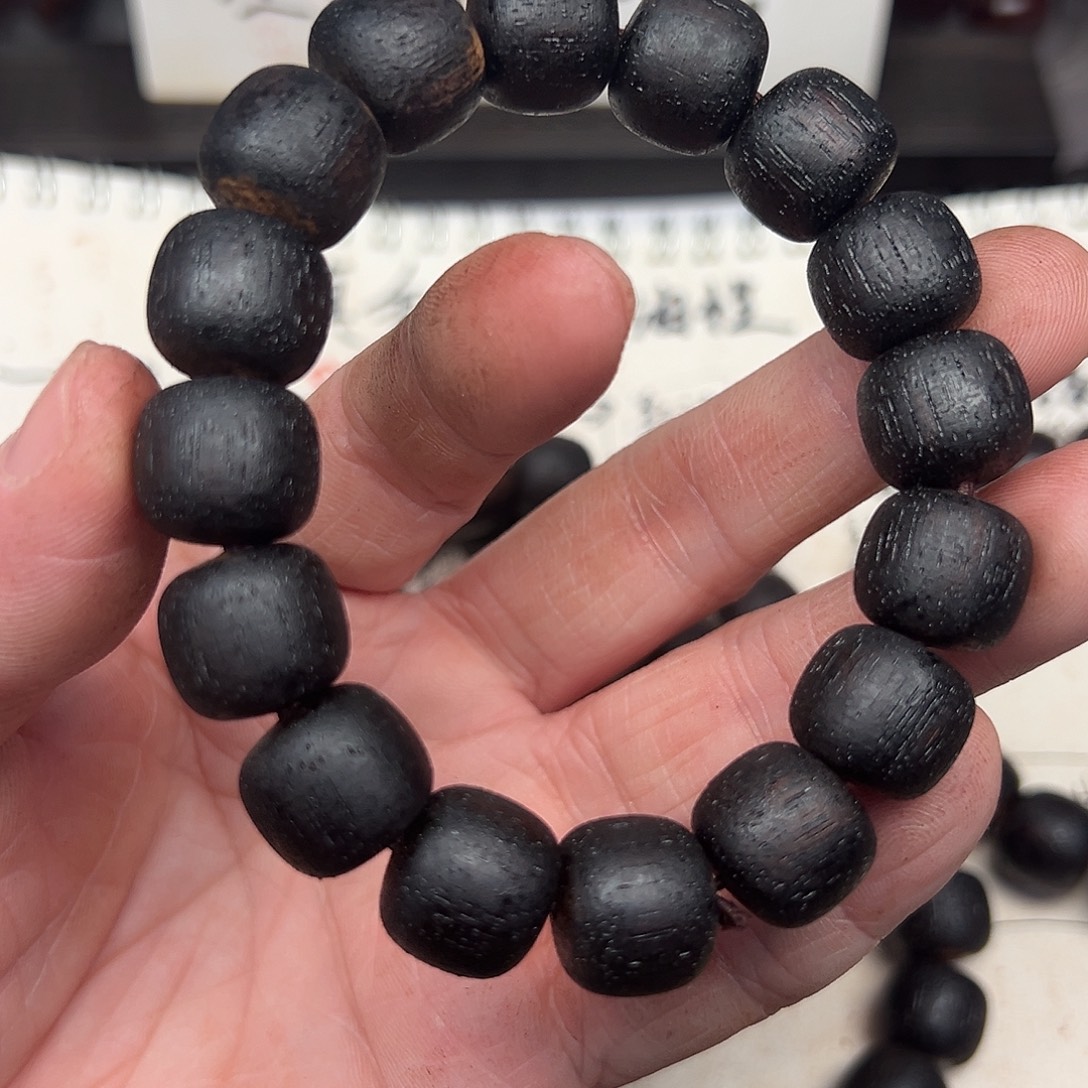 手串/手链降真香缅甸小叶降真香1314老邢黑油藤心