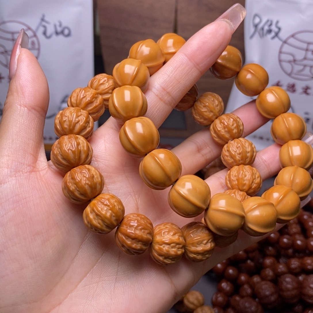 猴头核桃手串鲨鱼京八棱