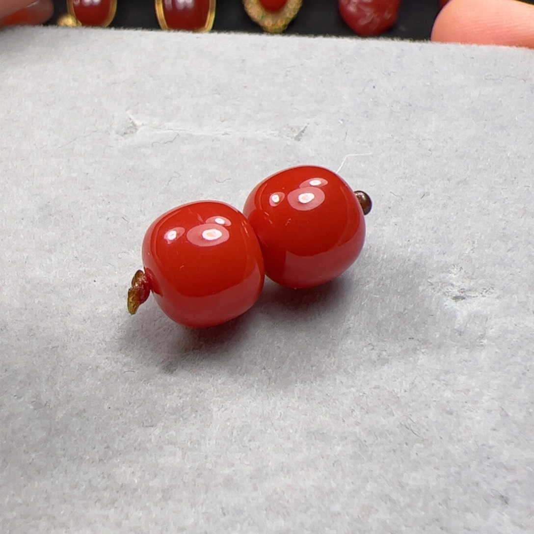 南红玛瑙珠子未镶嵌