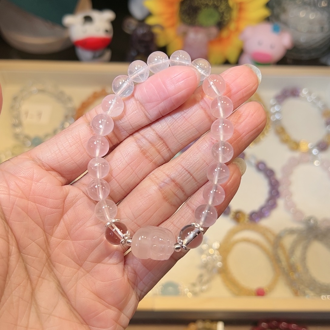 水晶手链未镶嵌粉