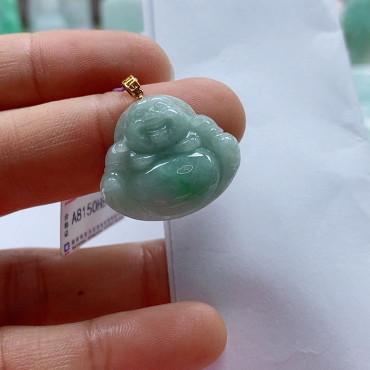 翡翠颈饰未镶嵌天然