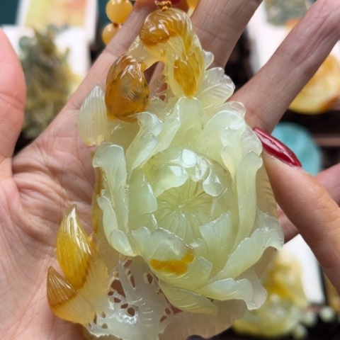岫玉挂件未镶嵌挂件