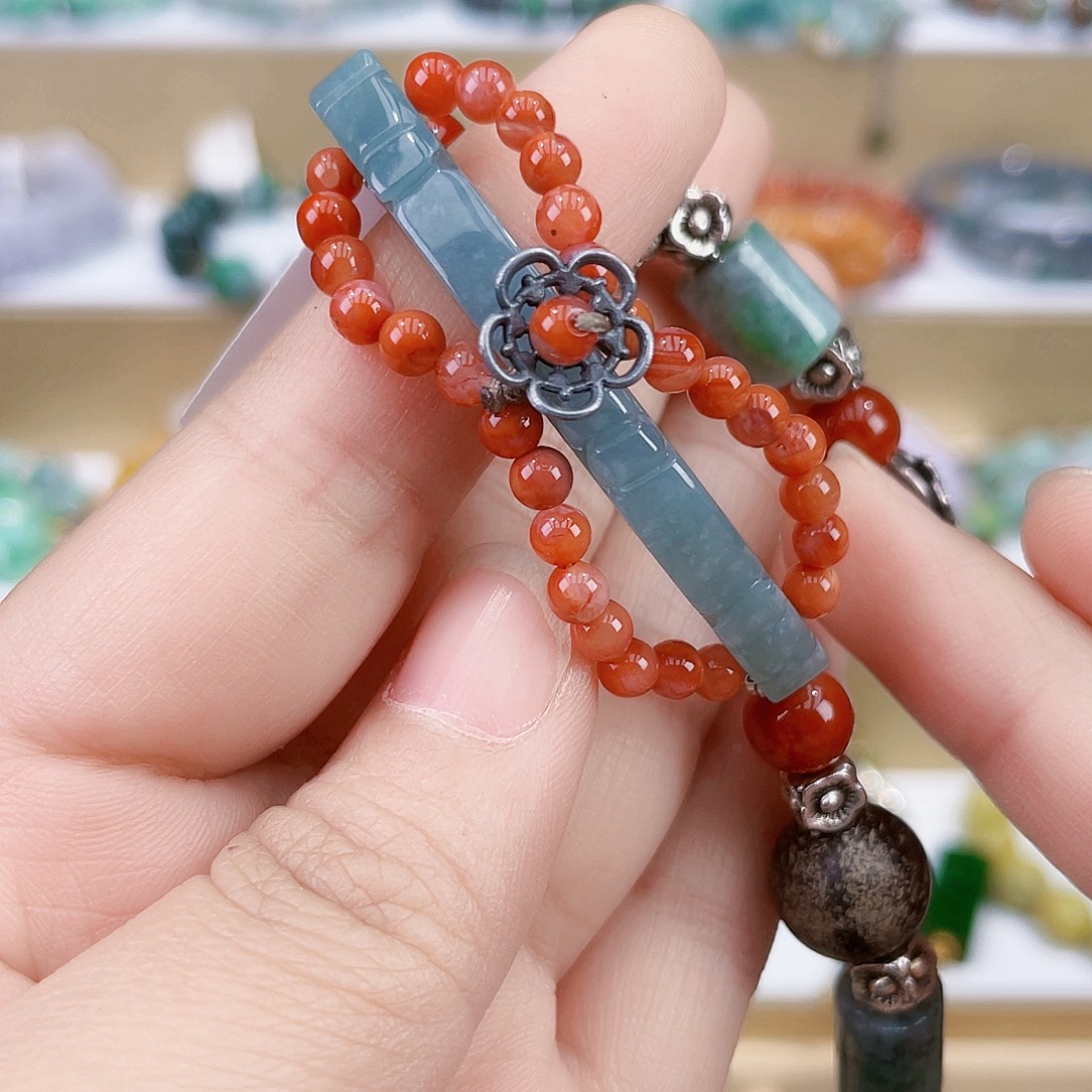 翡翠未镶嵌手链手链