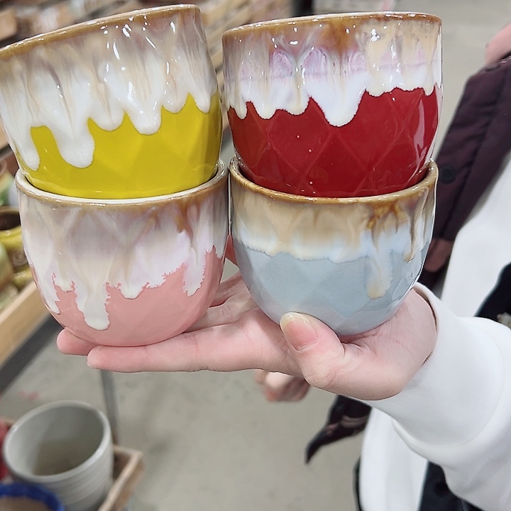 有孔.凑满10元发货多肉陶瓷花盆！