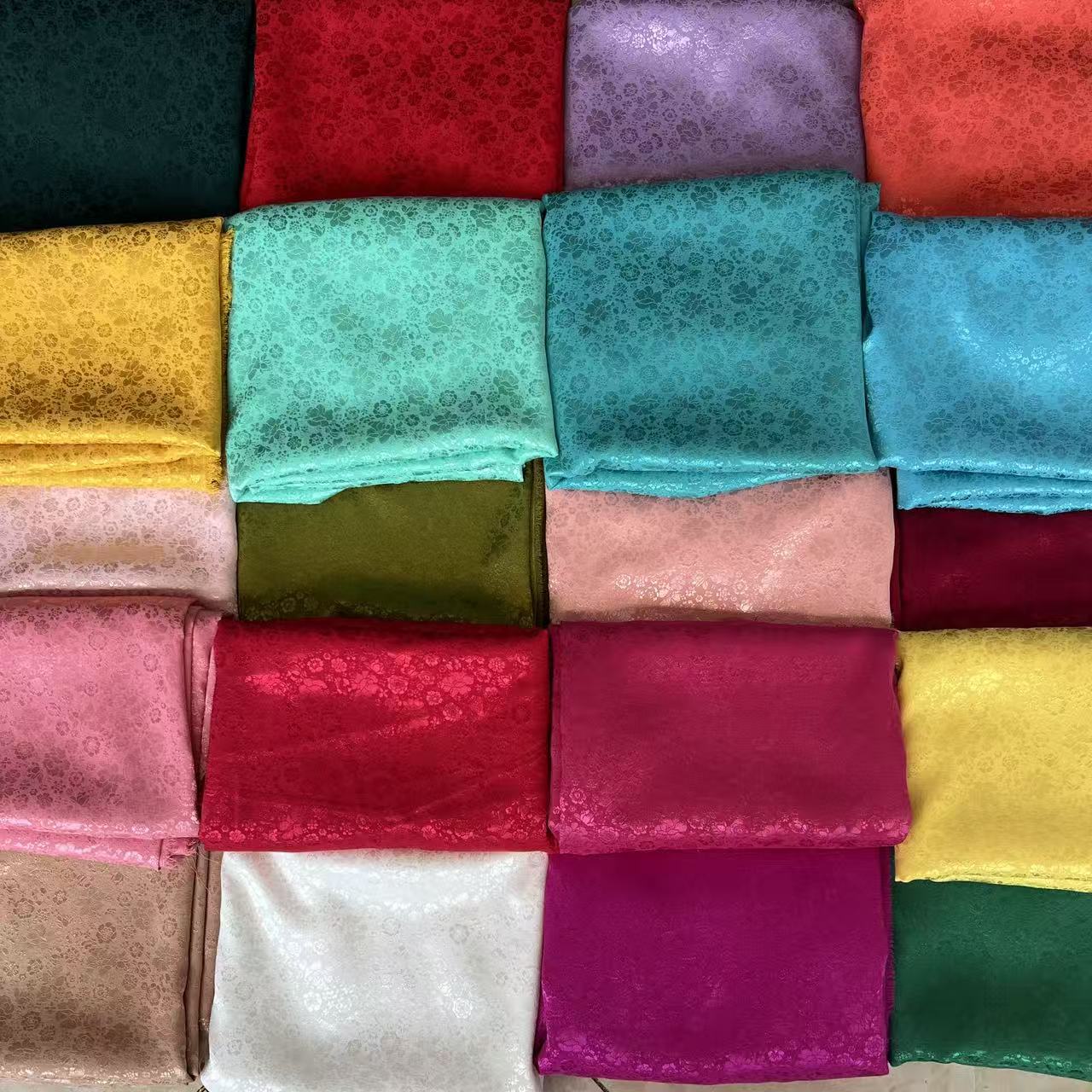 新款上市藏族蒙古族苗族傣族各个民族风情唐装古风演出弹力提花布