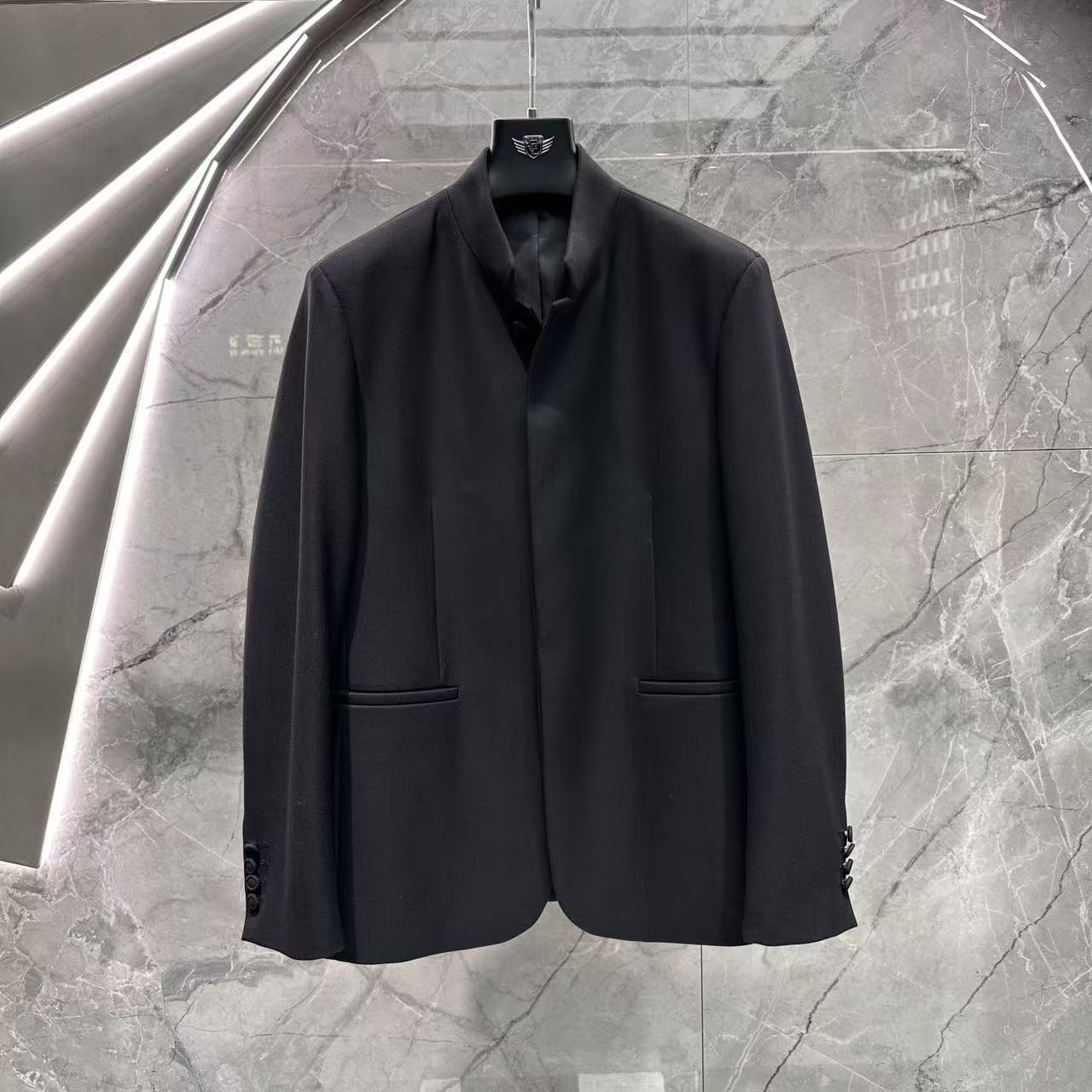  2025新款高端男士潮流百搭个性简约纯色休闲西服LF2757