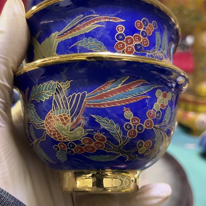 盖碗摆件摆件摆件创意摆件