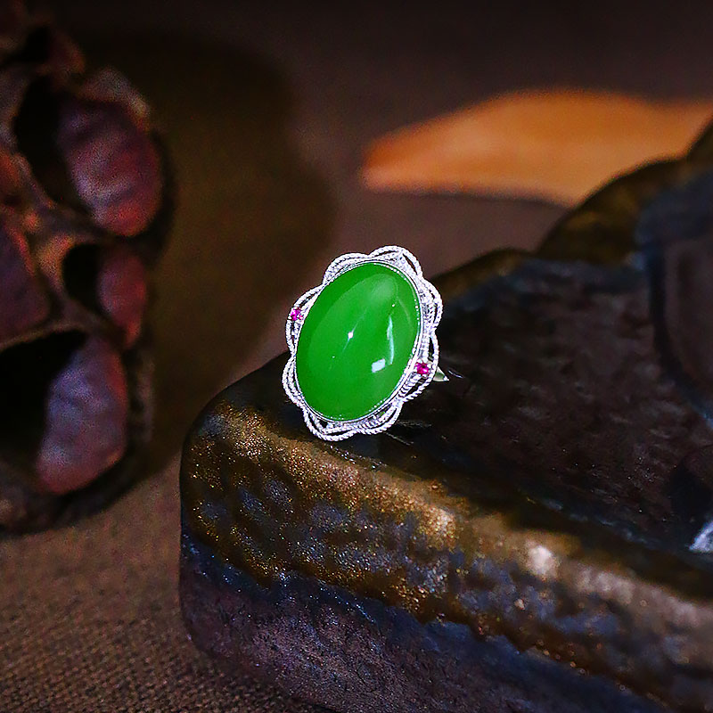 和田玉戒指【6078D】