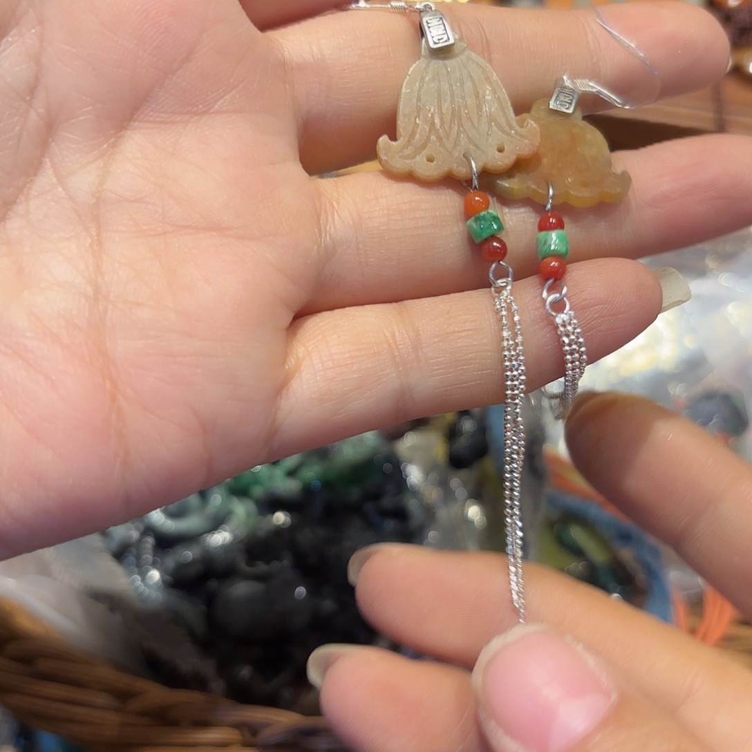 琥珀未镶嵌手链原创