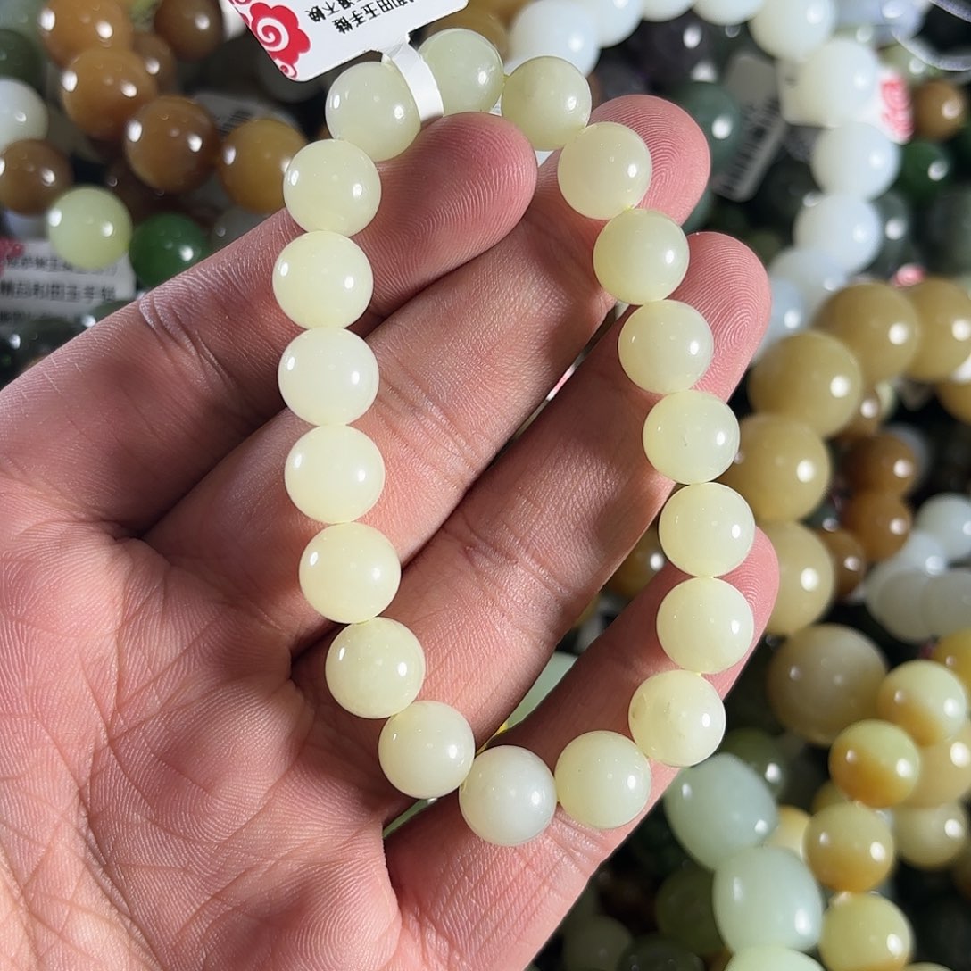 和田玉手链未镶嵌W255