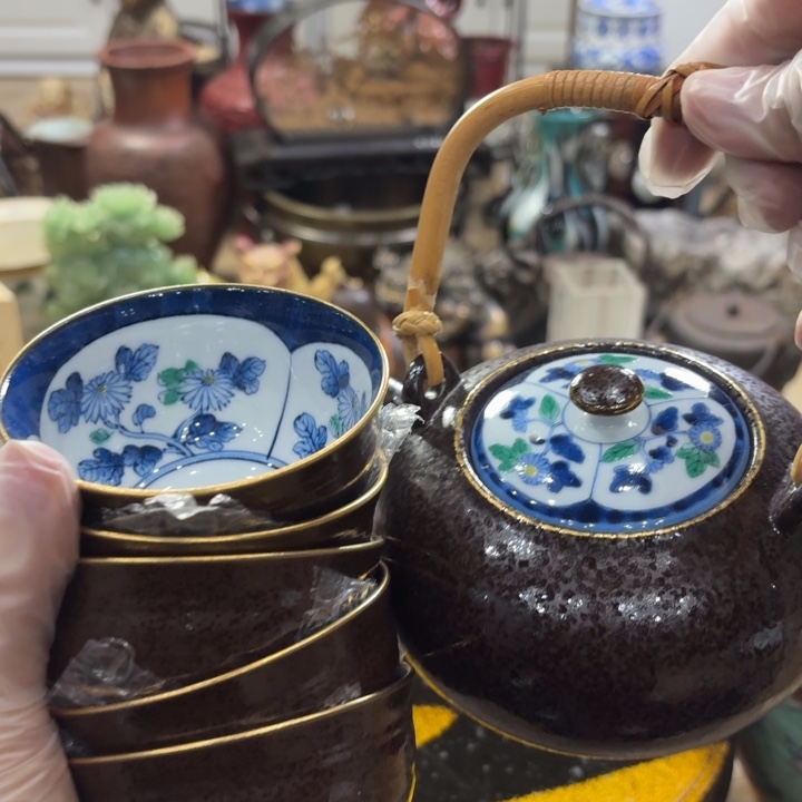陶瓷古美术置物摆件