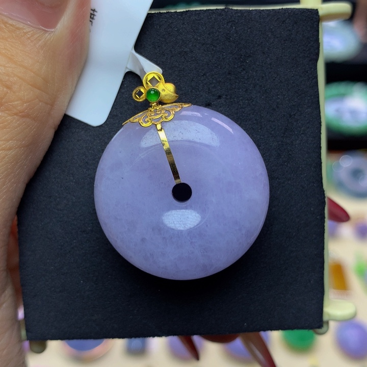 18K金镶嵌手链翡翠翡翠