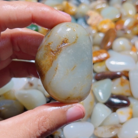 和田玉（糖玉）手链未镶嵌8