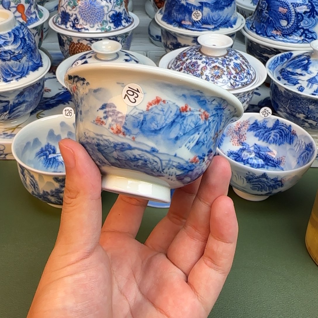 彦祖纯手工手绘茶具162