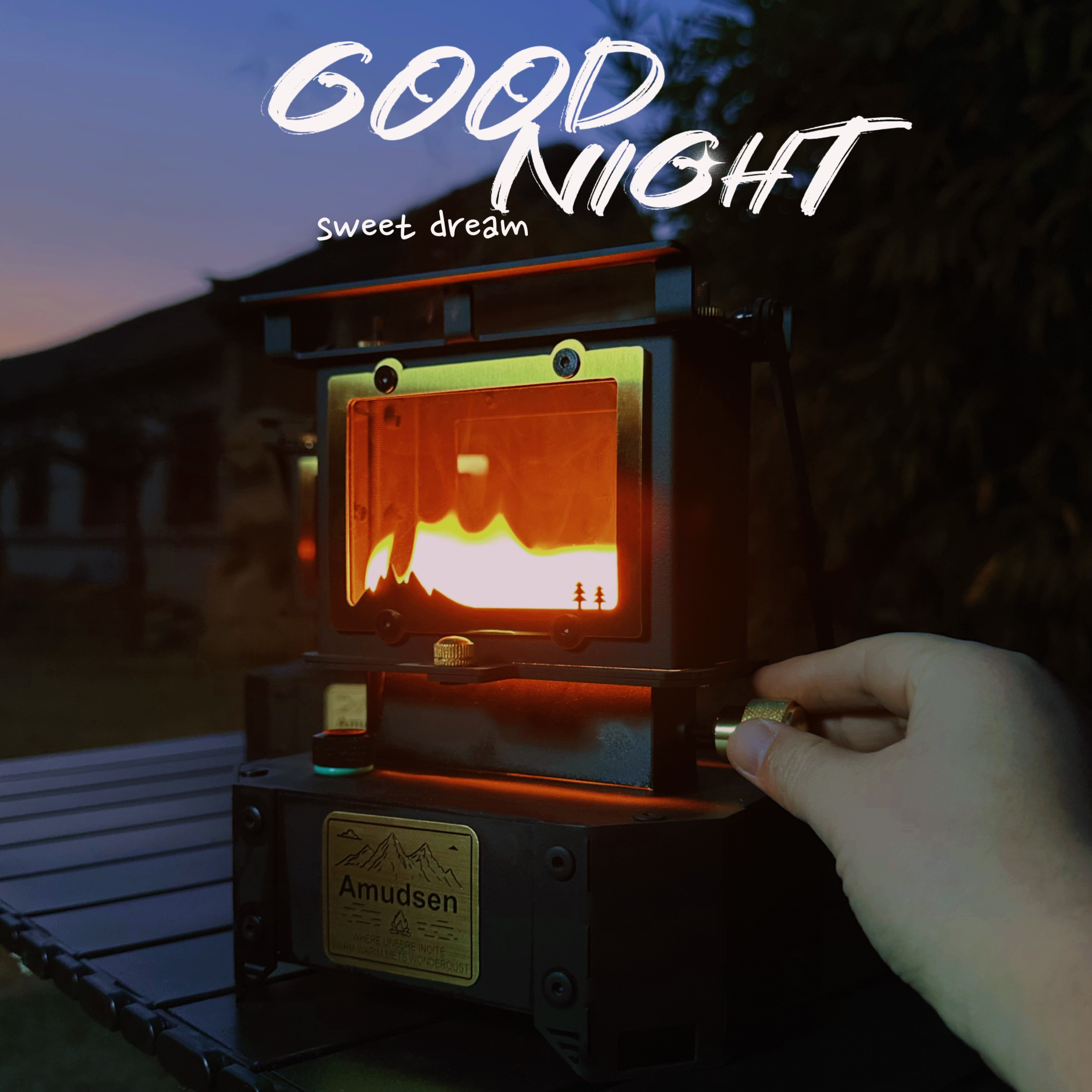 燃云·观火灯炉高透玻璃复古灯炉煮茶露营庭院小型火炉取暖煤油灯