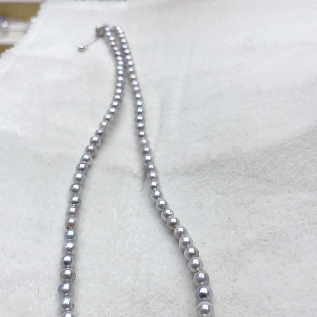 海水珍珠颈饰银S925镶嵌