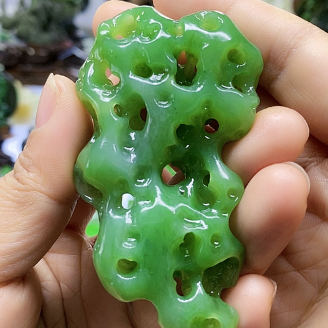 【闪购商品】和田玉（碧玉）挂件未镶嵌